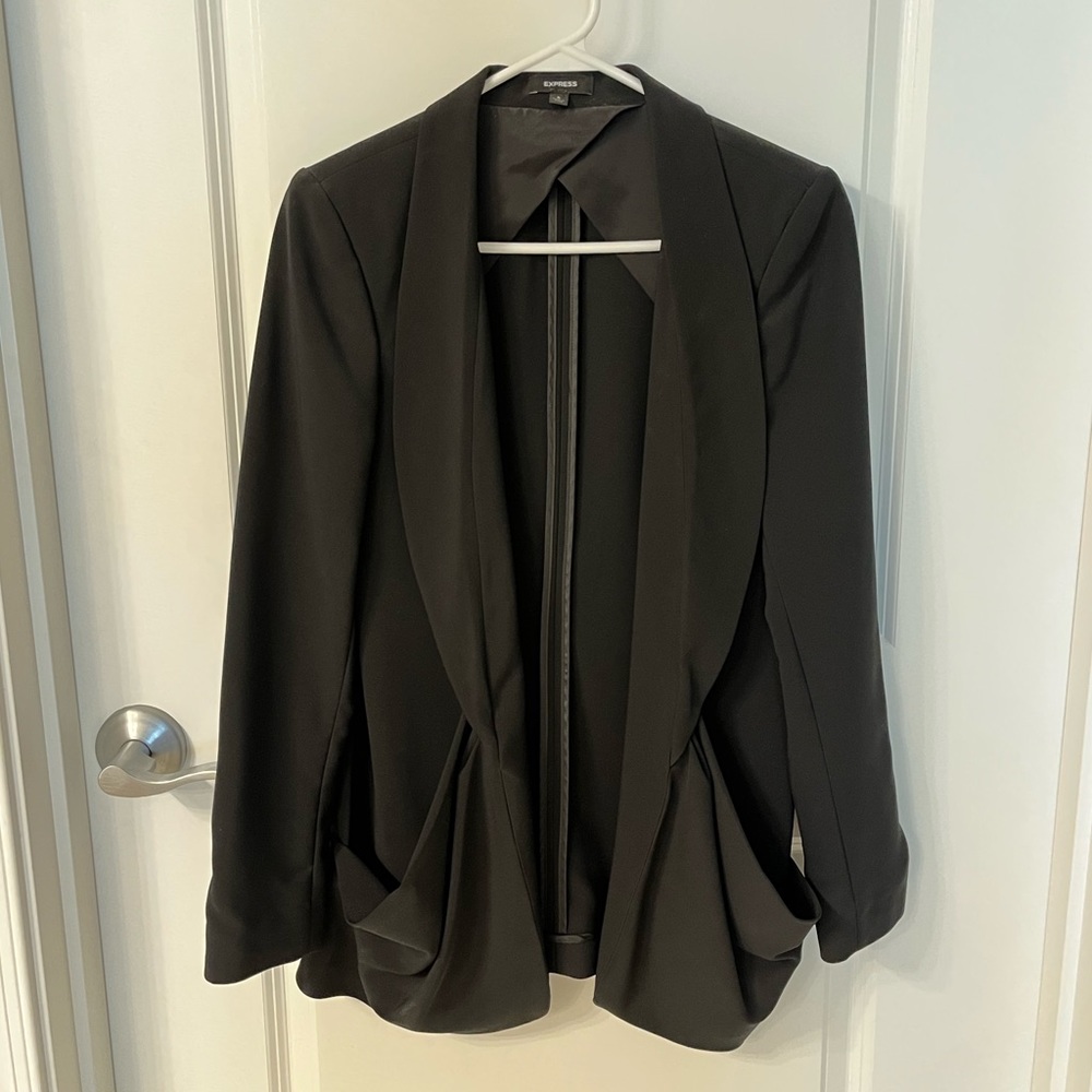 EUC Draped Pocket Blazer Express